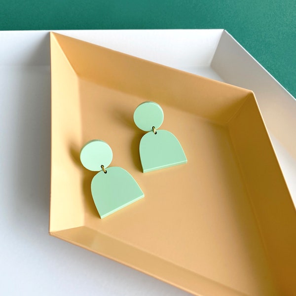 The Lad | Mint Green Earrings