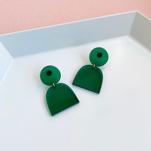 The Lad | Emerald Green Earrings