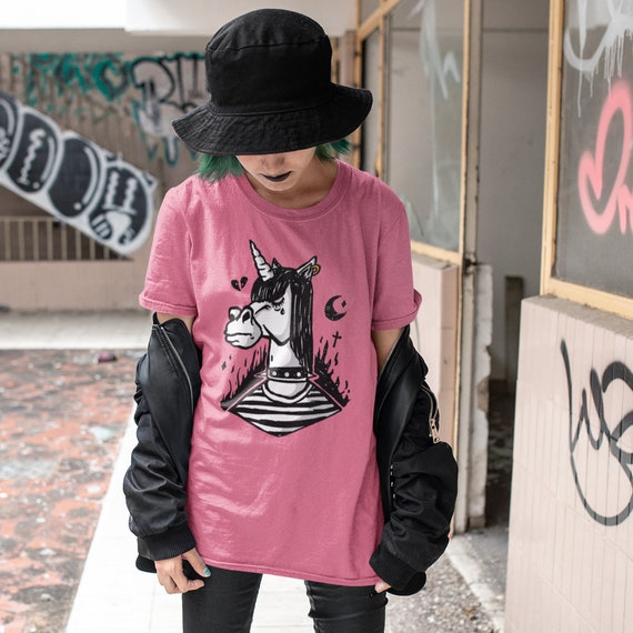Emo Emo Shirt Emo Unicorn Shirt Goth 
