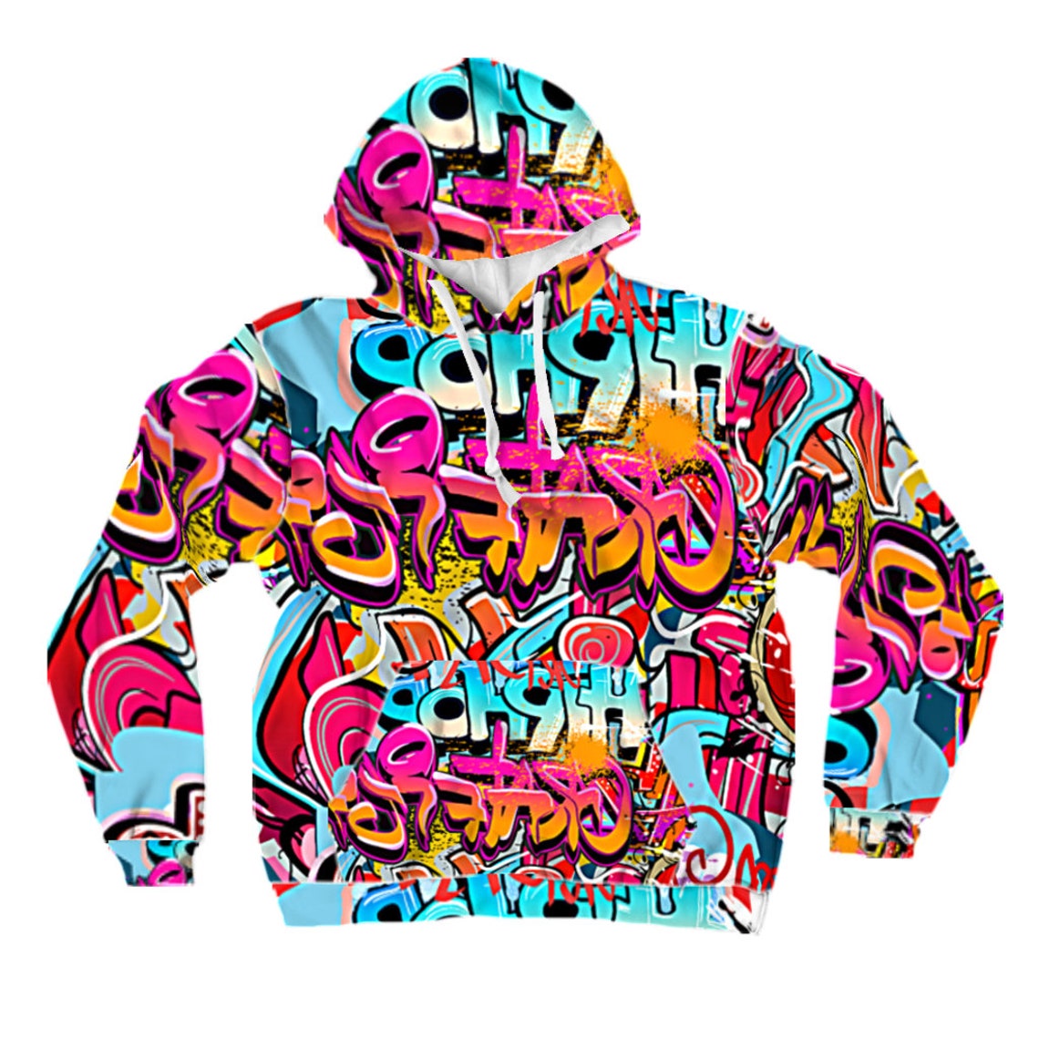 Graffiti hoodie streetwear street art hoodie graffiti Etsy