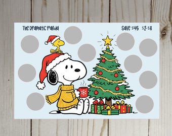 Peanuts Christmas Tree Savings Challenge Scratch Off