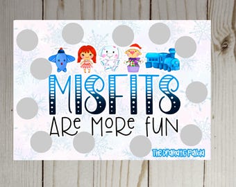 Misfit Toys Savings Challenge Scratch Off