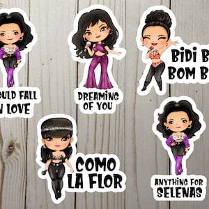Selena Die Cut Stickers
