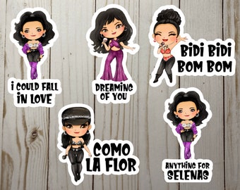 Selena Die Cut Stickers