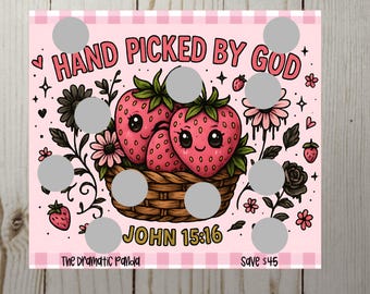 Handpicked by God Savings Challenge Scratch Off