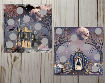Enchanted Night Savings Challenge Scratch Off Set of 2