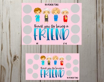 001 Best Friends Savings Challenge Scratch Off