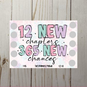 Défi 12 nouveaux chapitres 365 nouvelles chances à gratter