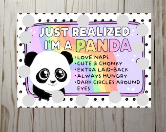 I’m a Panda Challenge Scratch Off