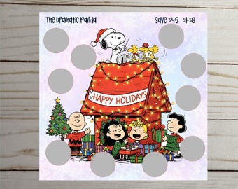 Peanuts Christmas Savings Challenge Scratch Off