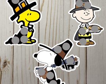 Holiday Thanksgiving Diecut Savings Challenge Scratch Off Set Cardstock