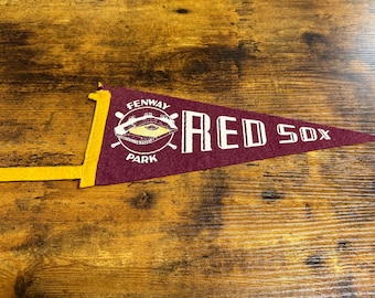 Vintage Boston Red Sox pennant Fenway Park