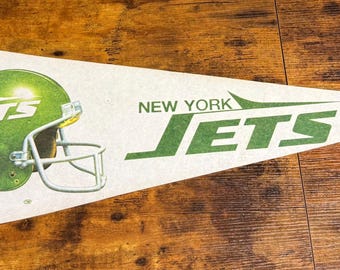 Vintage NFL New York Jets pennant