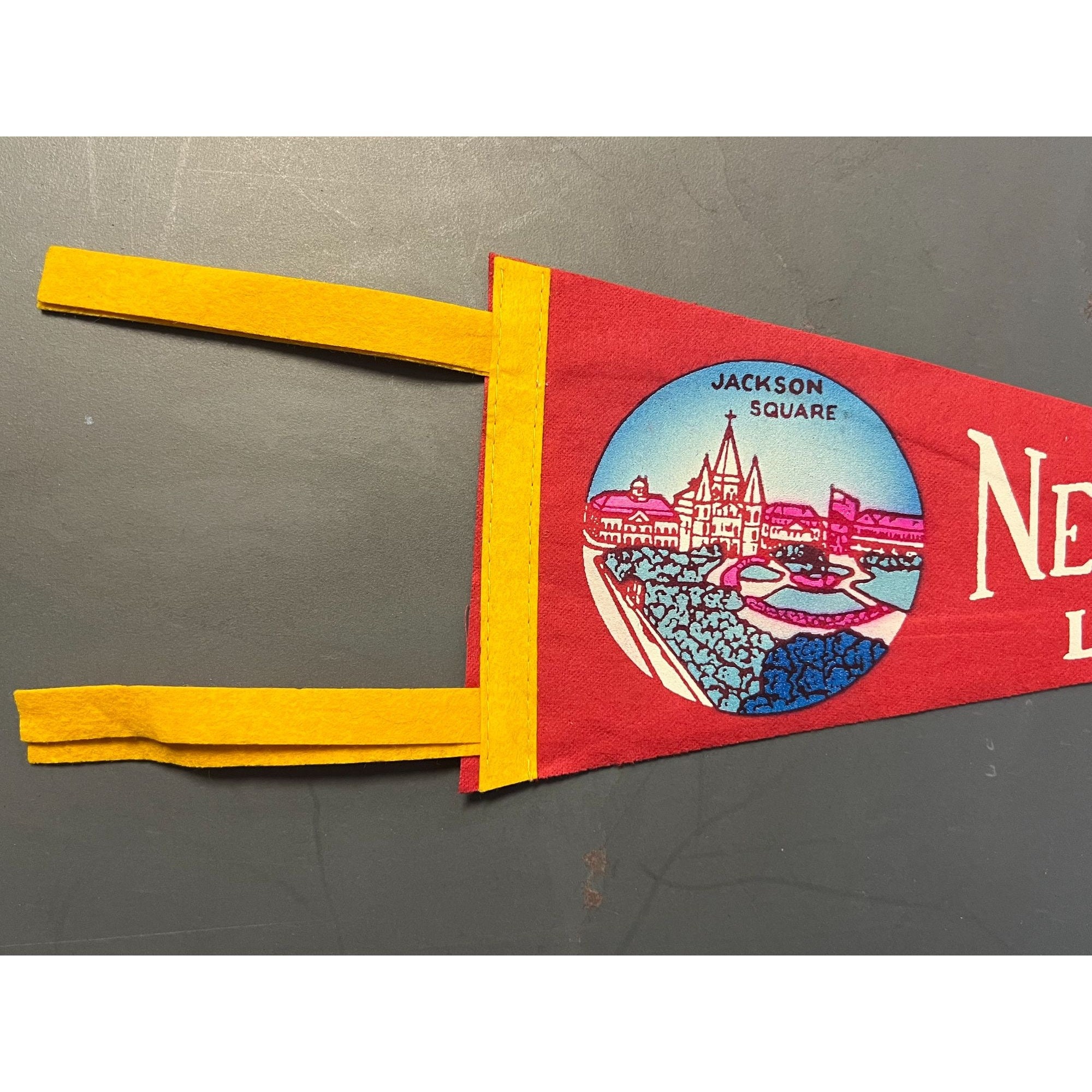 RARE VINTAGE ANNÉES 1960 Années 70 NFL 7 Mini Pennant NEUF ORLEANS