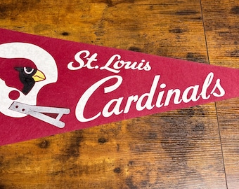 Vintage NFL St. Louis Cardinals pennant