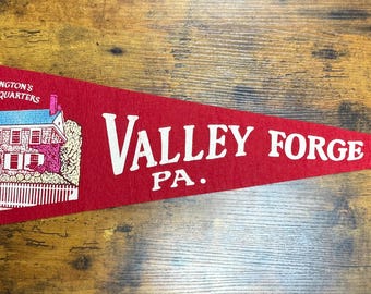 Vintage Valley Forge, PA pennant