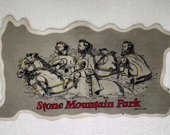 Vintage Stone Mountain Park, Georgia pennant Made in USA