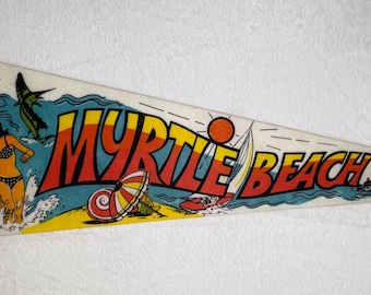 Vintage Myrtle Beach, South Carolina pennant