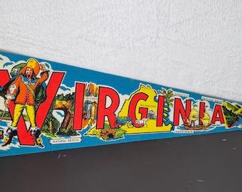 Vintage Virginia State pennant