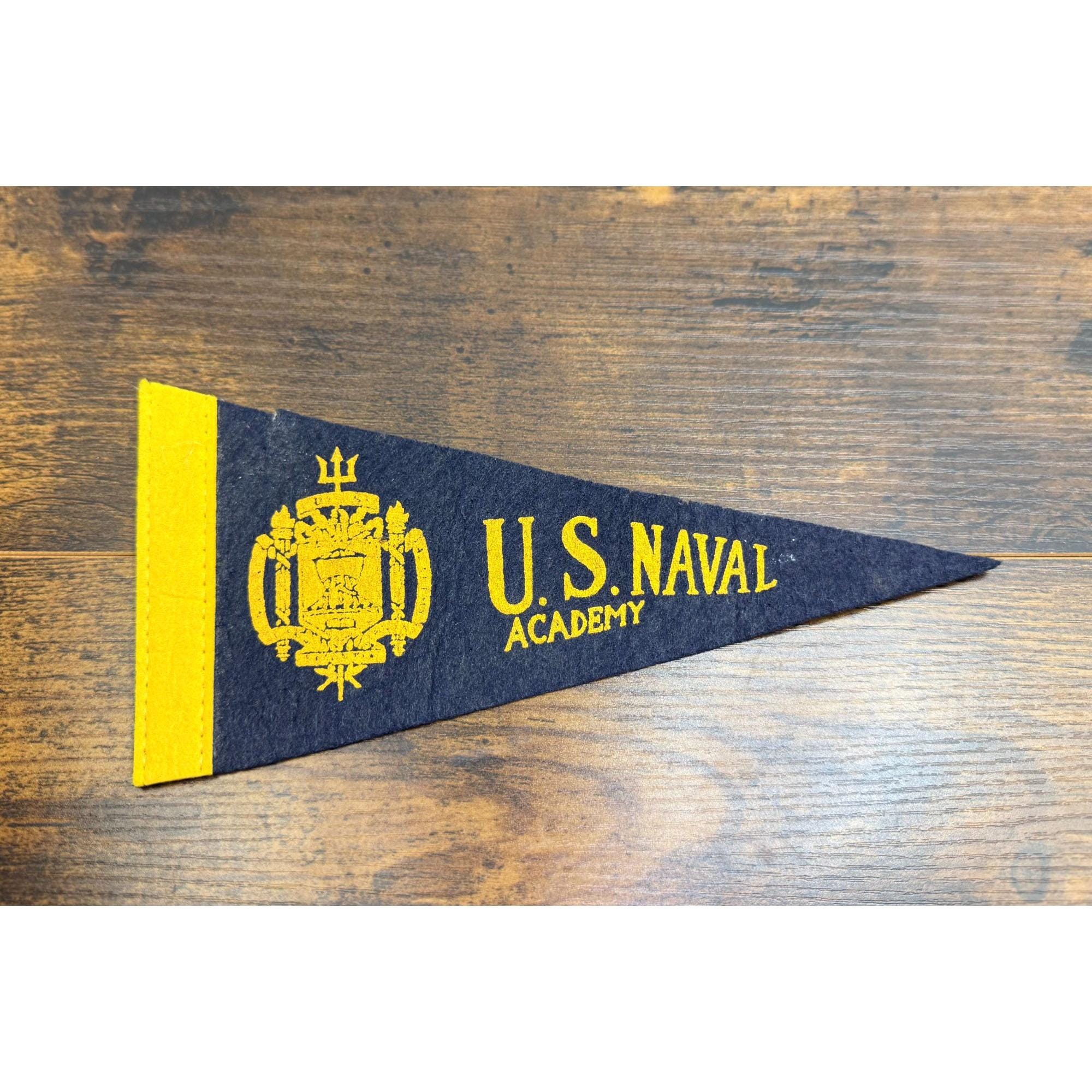 Vintage Us Navy Pennant - Etsy