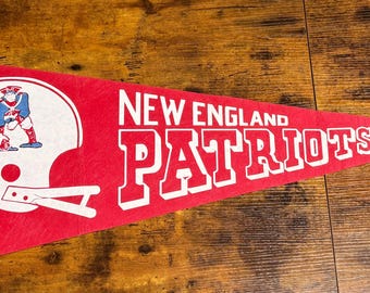 Vintage NFL New England Patriots pennant