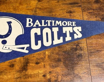Vintage NFL Baltimore Colts pennant
