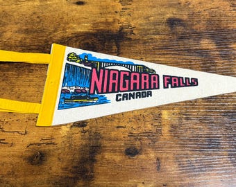 Vintage Niagara Falls, Canada pennant
