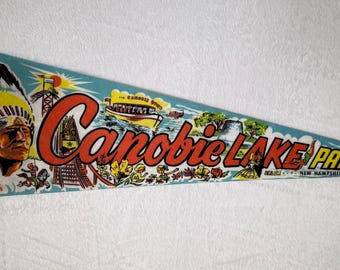 Vintage Canobie Lake Park, New Hampshire pennant