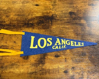 Vintage Los Angeles, Calif. pennant