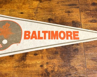 Vintage 1982 USFL Baltimore Stars pennant