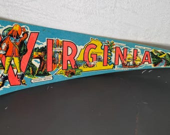 Vintage Virginia State pennant