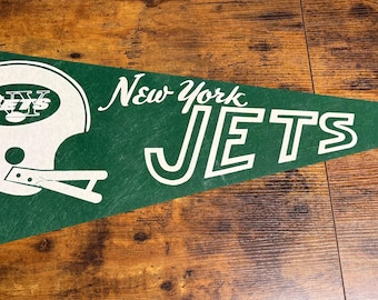 Vintage NFL New York Jets pennant