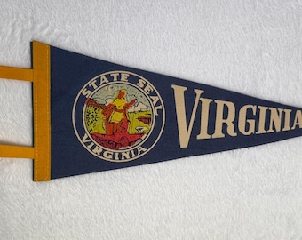 Vintage Virginia State pennant