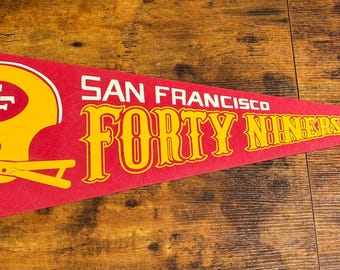 Vintage NFL San Francisco 49ers pennant