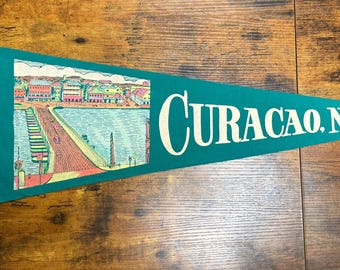 Vintage Curacao, N.A. pennant