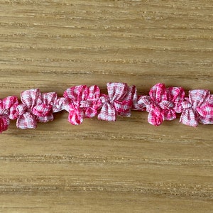 Ruban vichy rose