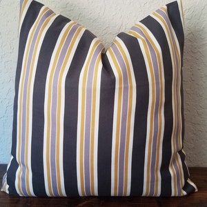 Striped Pillow Cover VARIETY COLORS Striped Accent pillow, Farmhouse pillow, Modern Throw Pillow, Decorative Pillow, Stripes Pillowcases