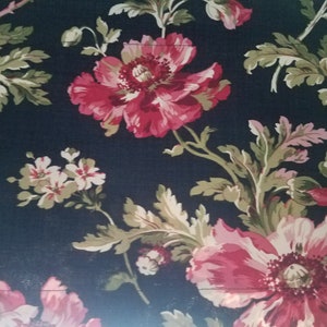 Modern Valance, Kitchen Valance, Farmhouse Valance, Window Valance, Black Valance, Bathroom Valance, Window Treatments, Black Floral Valance