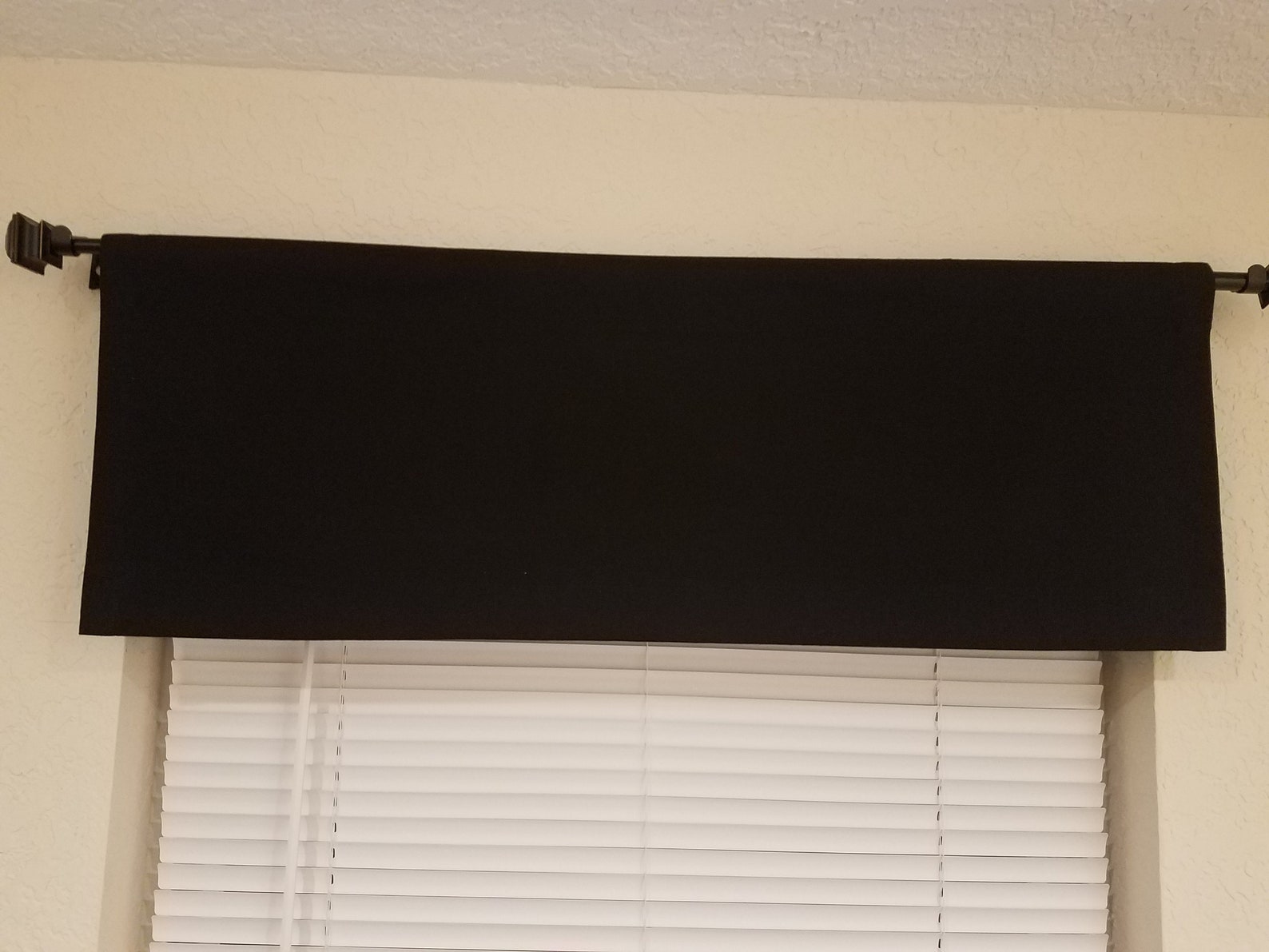 Modern Valance Kitchen Valance Window Valance Black Etsy