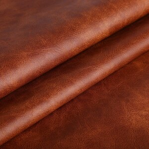 Faux Leather Bolster Pillow Cover: Lumbar & Body Pillow cognac