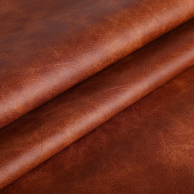 Faux Leather Bolster Pillow Cover: Lumbar & Body Pillow cognac