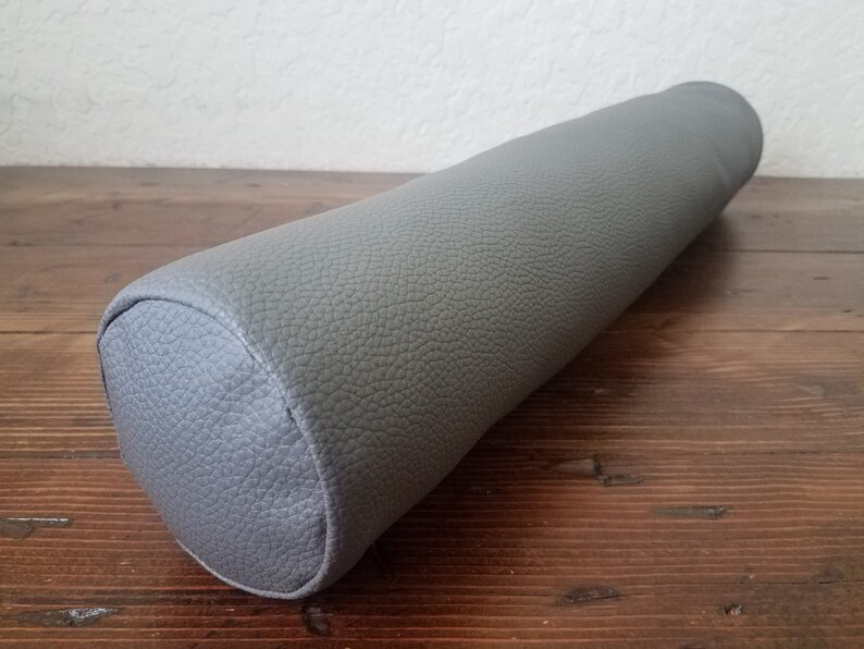 Faux Leather Bolster Pillow Cover VARIETY SIZE & COLOR Lumbar Etsy