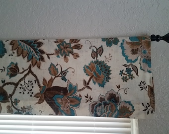 Straight Valance, Floral Valances, Farmhouse Valance, Window Valance Bedroom Valance, Window Treatments Kitchen Valance, Living Room Valance