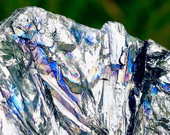 Ultra Rare Rainbow Molybdenite Ancient Miracle Stone of Good Fortune Rainbow Body of Ascension - Shaman ENERGY - 2.6"