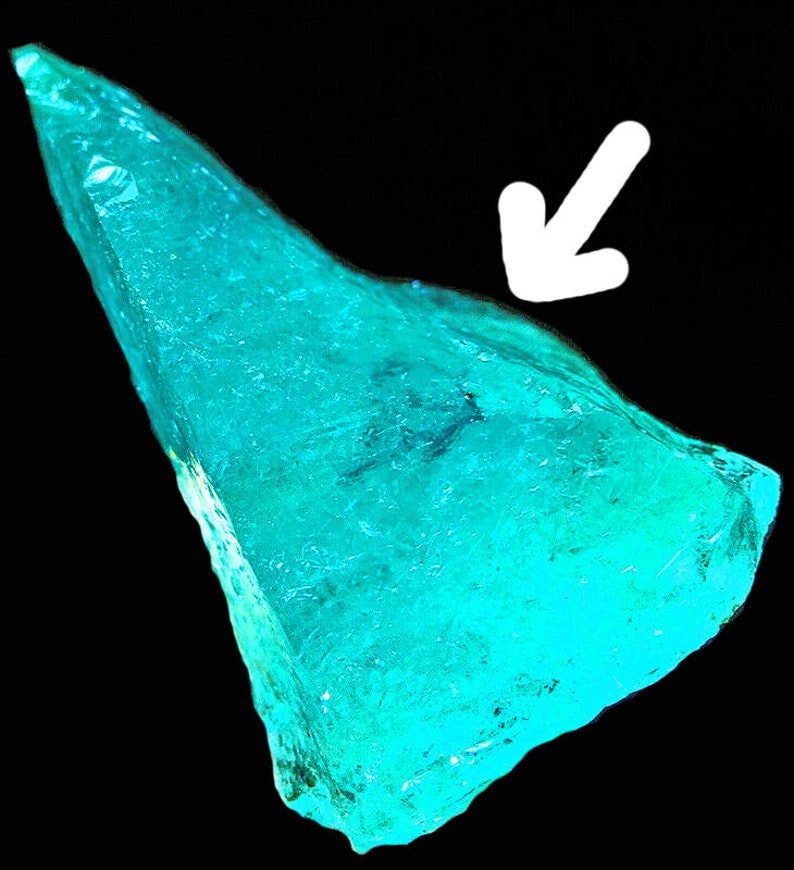 Ultra Rare Inanna’s Wisdom Andara Monatomic Andara Crystal with Iridium Black Andara inclusions!!! - Shaman ENERGY - 2.8" image 8