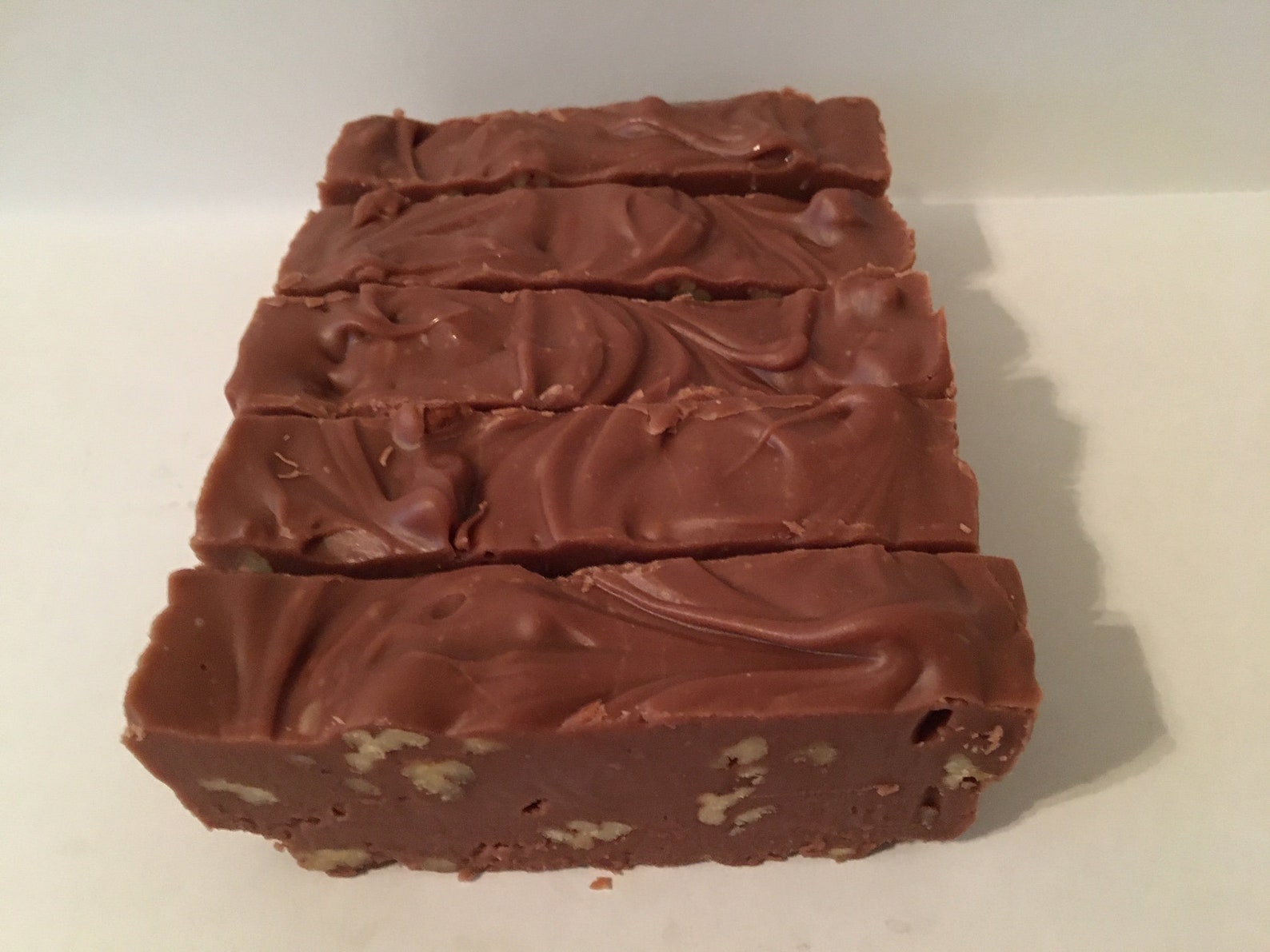 Milk Chocolate Fudge With Walnuts One Pound Etsy