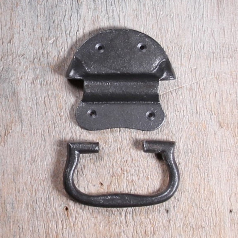 Cast Iron Trunk Handle Vintage Iron Chest Handle Etsy