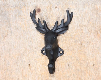Double Wall Hook Deer New Antler Nostalgia Hunting Country House Style Double Wall Hook Deer New Antler Nostalgia Hunting Country House Style