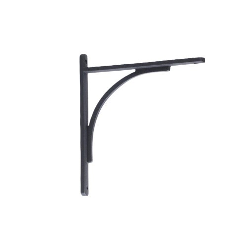 Medium Size Plain Black Cast Iron Shelf Bracket Black Cast Etsy
