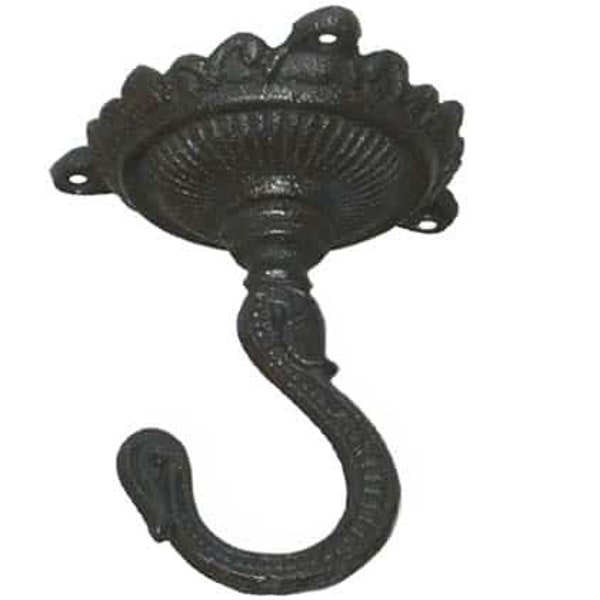 Cast iron ceiling hook
